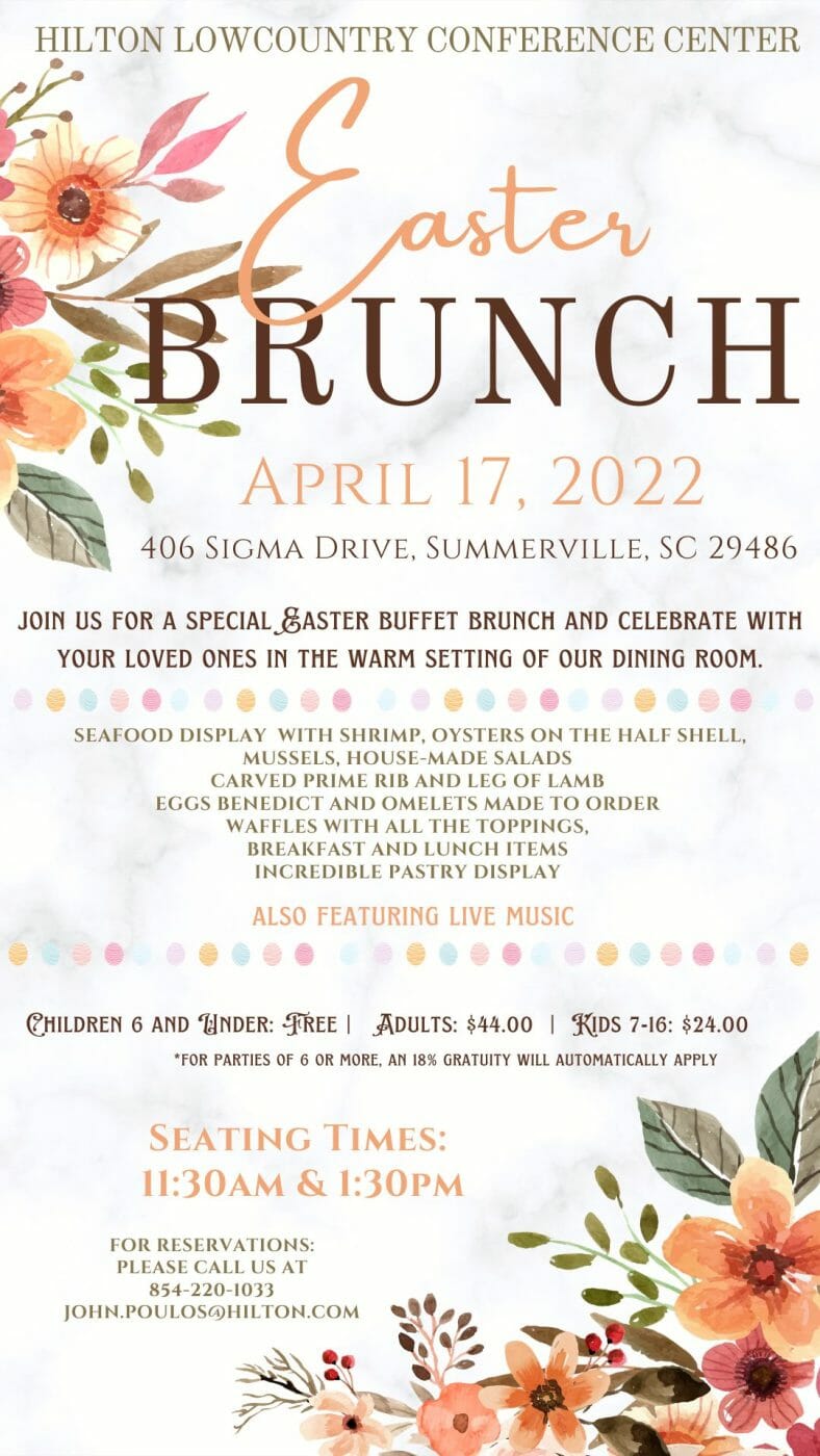 Easter Brunch 2022 @ Lowcountry Conference Center